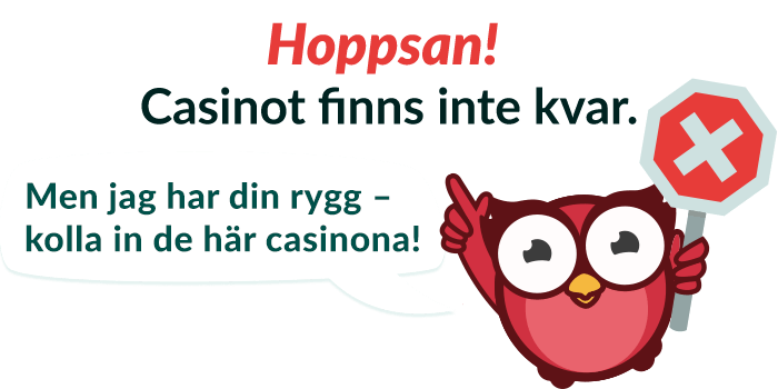 Casinot är stängt och inte tillgängligt för svenska spelare