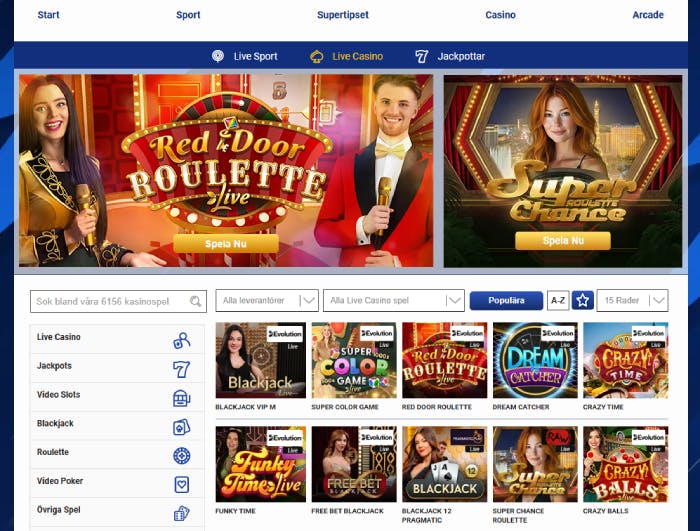 Bild som visar dbet spellobby