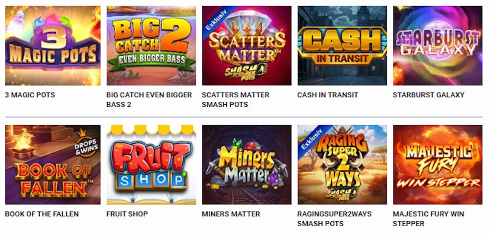 bild som visar slots på dbet casino