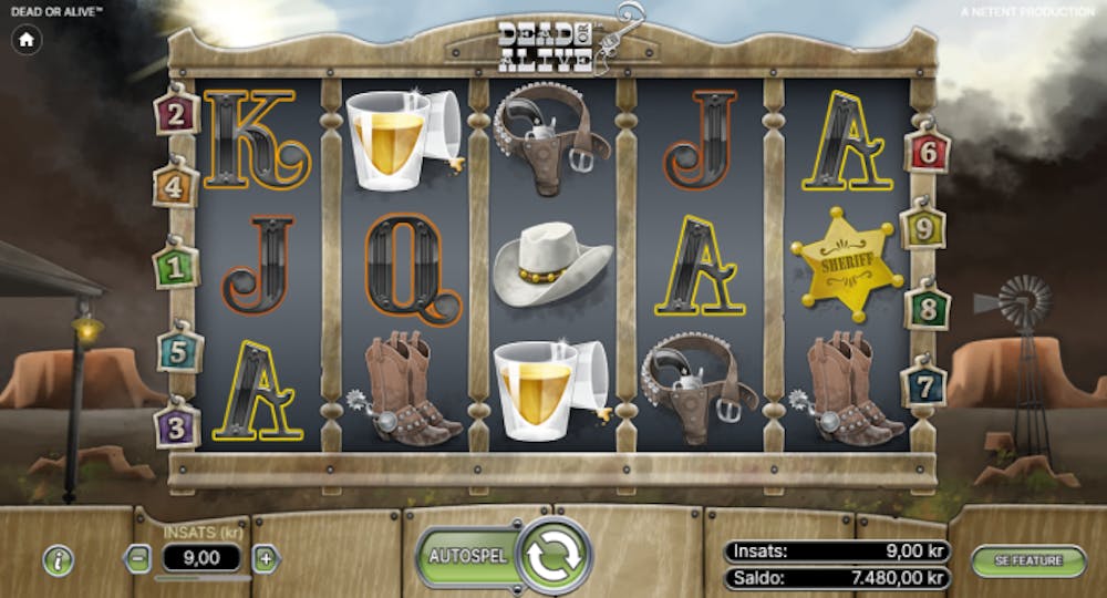 Dead or Alive slot logo