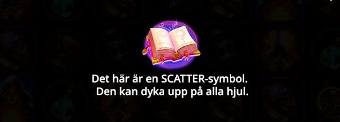 Scatter-symbol som kan dyka upp på alla hjul.