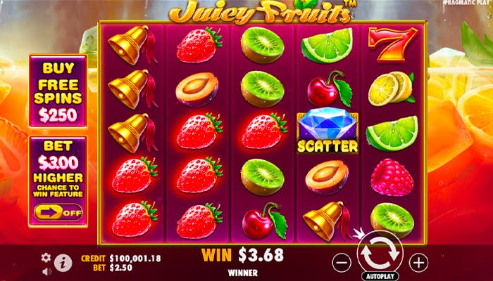 Juicy Fruits slot logo