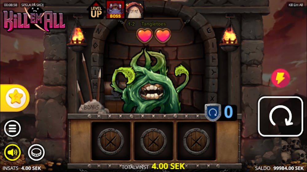 Kill Em All slot logo