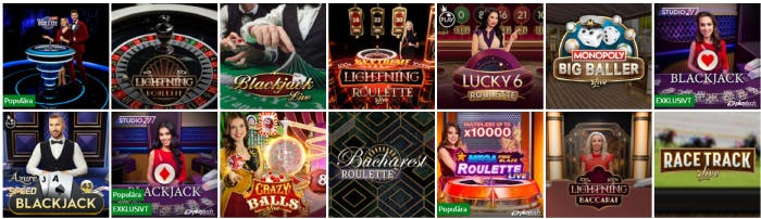 knightslots livecasino lobby