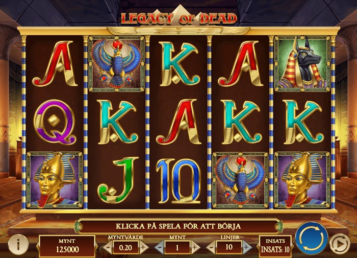 Legacy of Dead slot