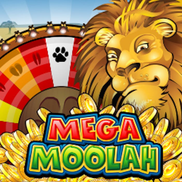 Logo Mega Moolah slot från Microgaming