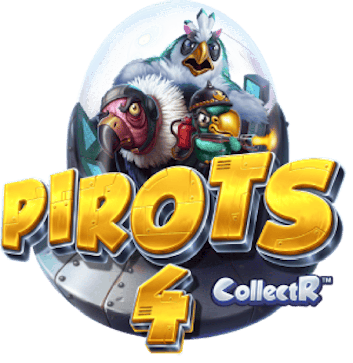 Bild som visar logo från Pirots 4 slot