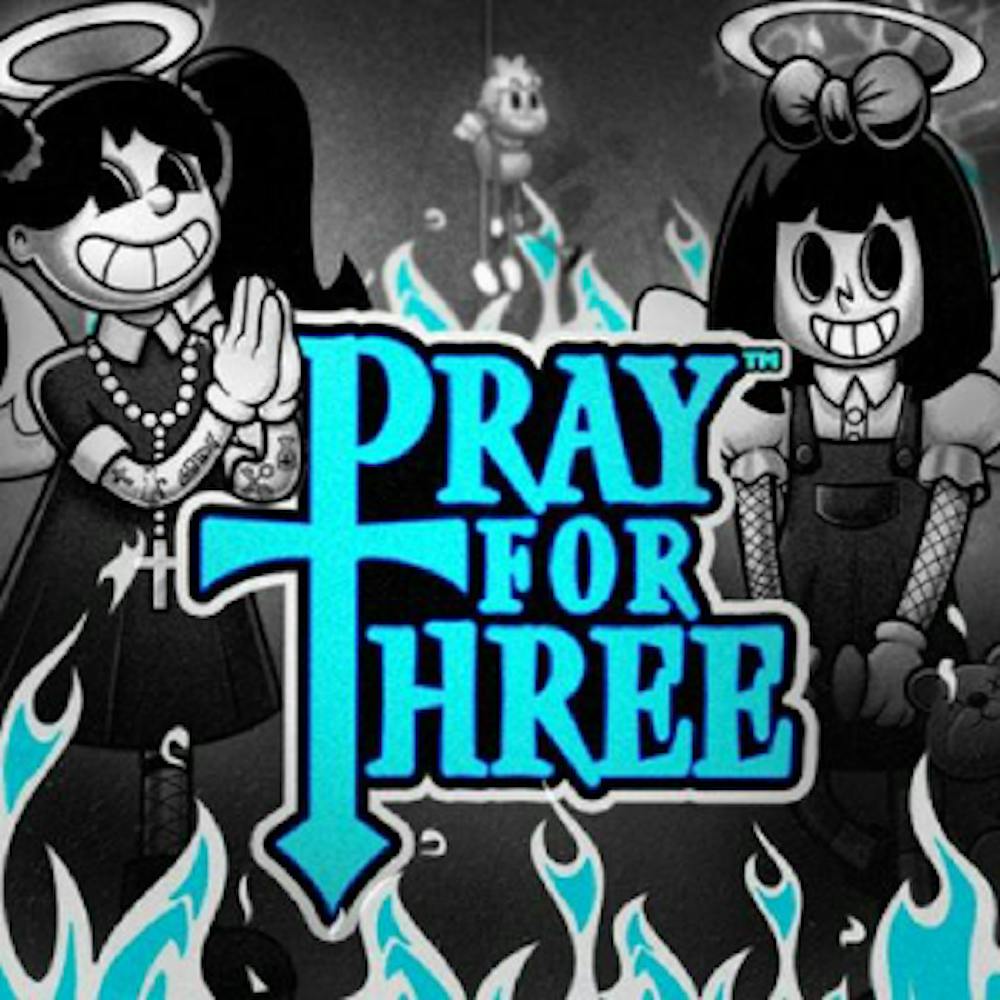 Pray for Three slot logo