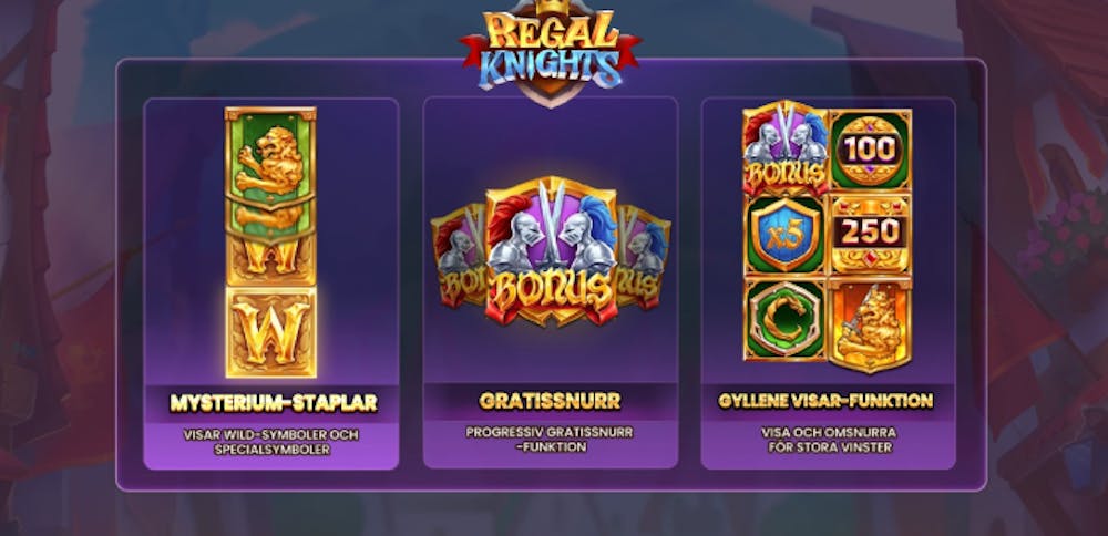 Regal Knights slot logo