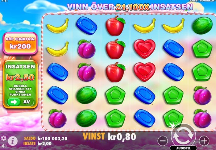 Sweet Bonanza slot logo