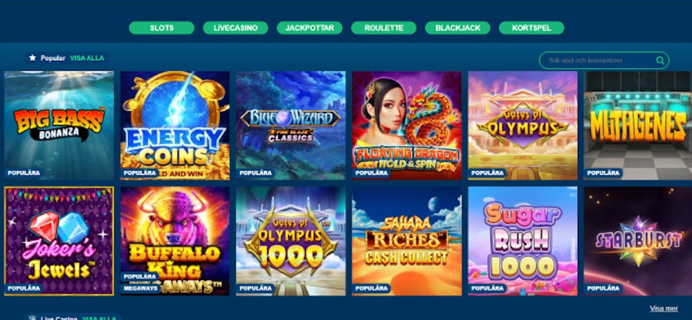 bild som visar turbonino slots