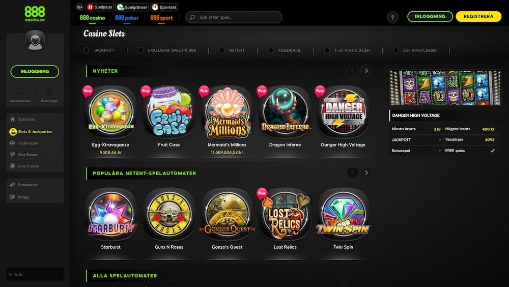 Massa slots