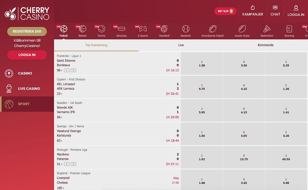 Spela på odds