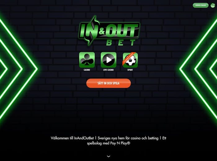Välkommen till InAndOutBet