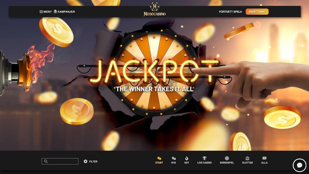 Spela på Mobocasino