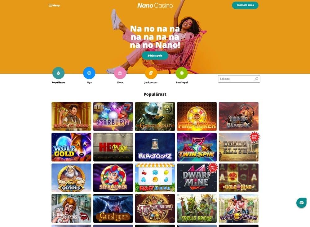 Välkommen till Nano Casino