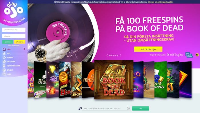 Spela på PlayOJO