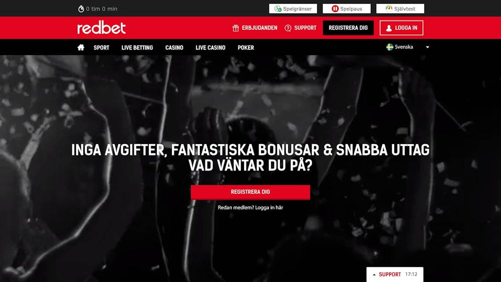 Spela på Redbet