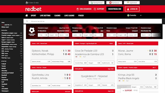 Stor avdelning för odds