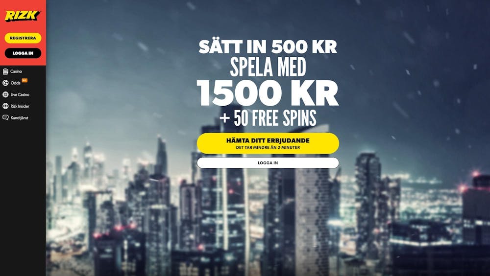 Spela med en bonus på Rizk Casino