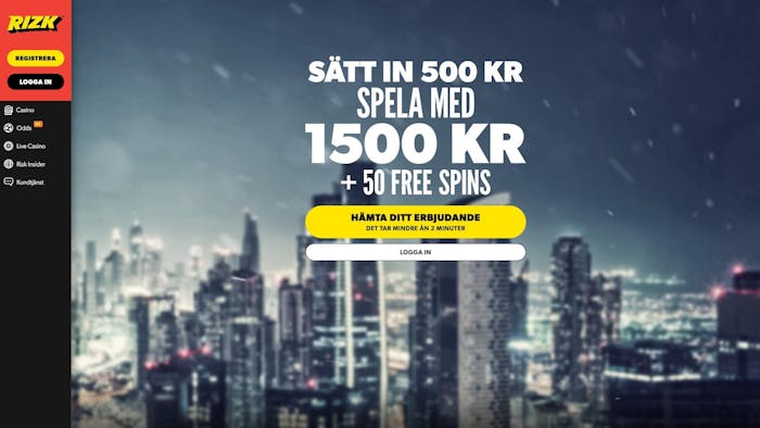 Spela med en bonus på Rizk Casino