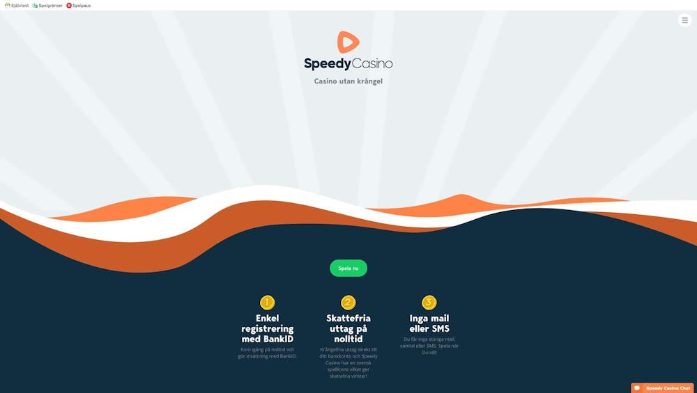 Välkommen till Speedy Casino