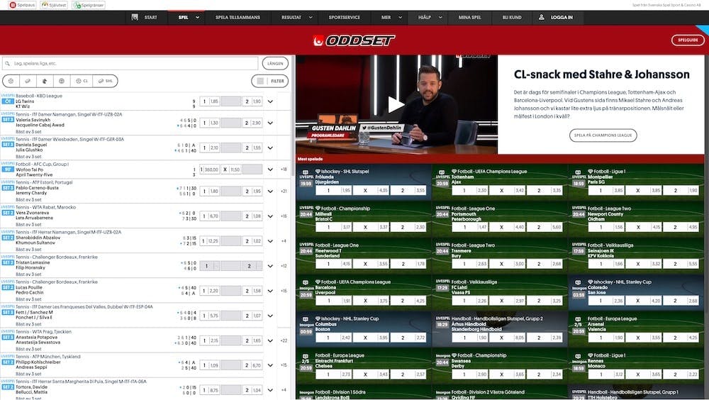 Statlig spelsajt introducerar ny sportsbook