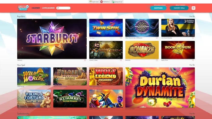 Njut av massor med slots