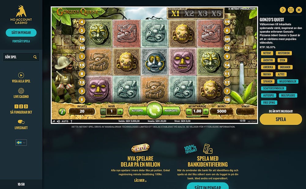 Massor av spel