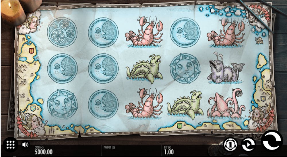 1429 Uncharted Seas slot logo