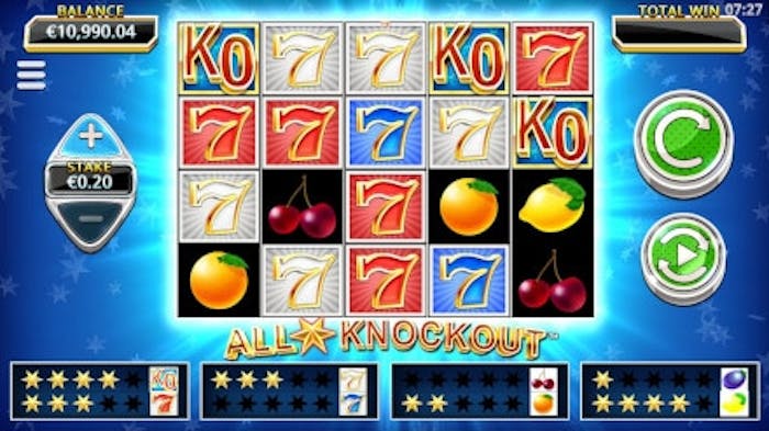 All Star Knockout slot logo