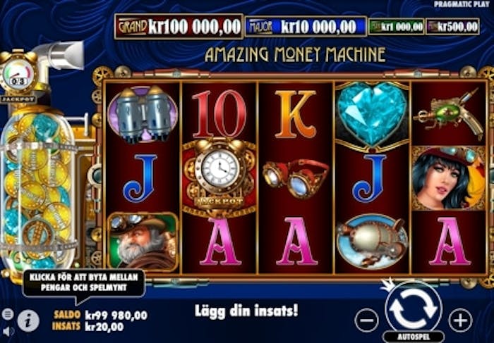 The Amazing Money Machine logo