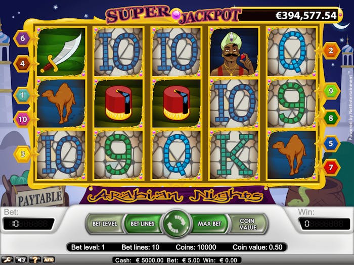 Arabian Nights slot logo