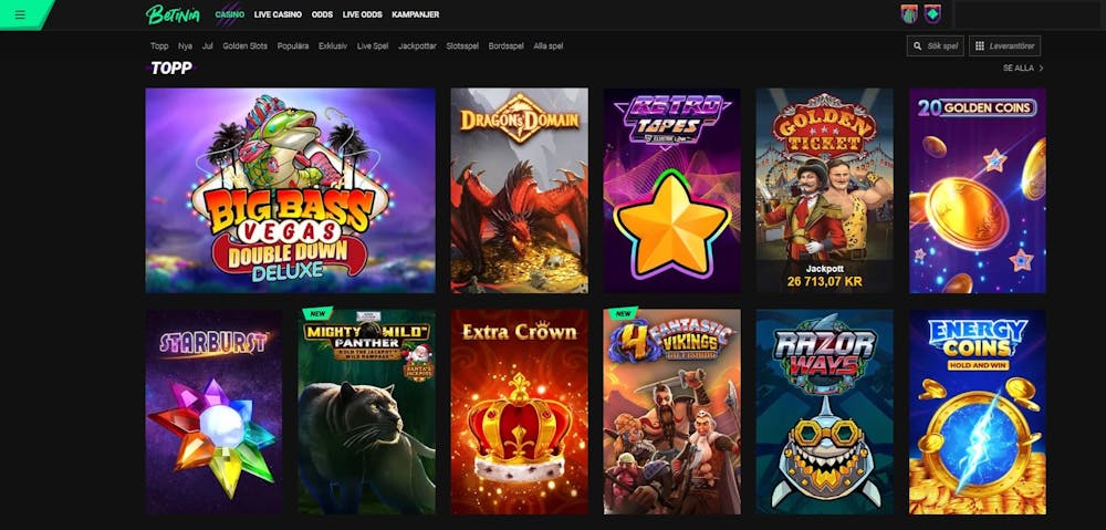 betinia slots
