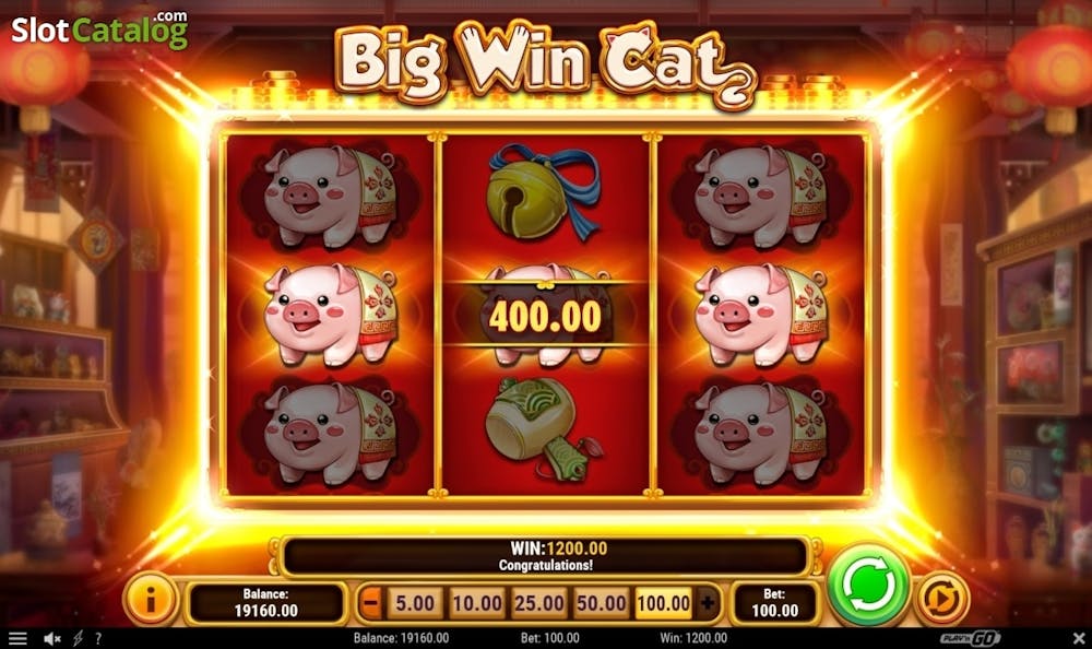 Big Win Cat logo