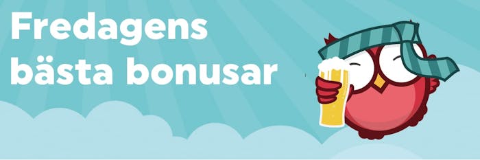 Dags för fredagens bästa casinobonusar