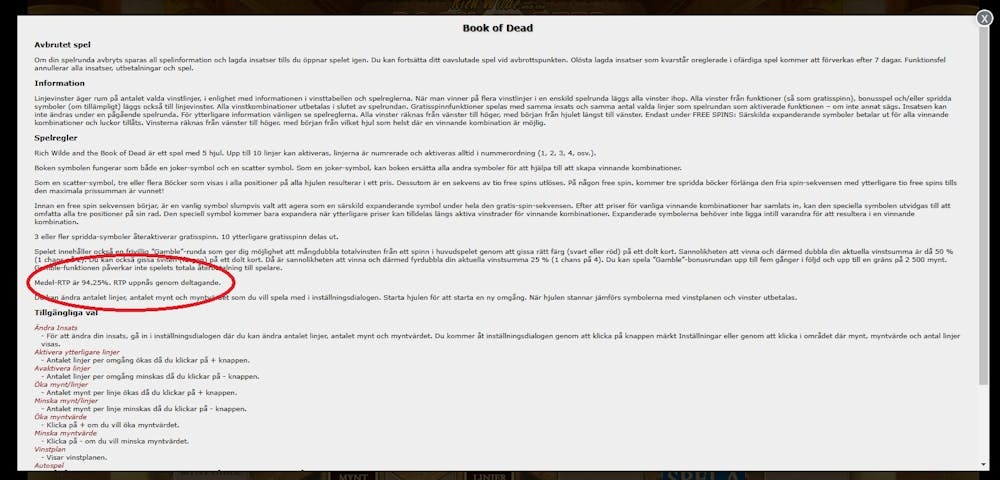 book of dead rtp2