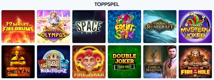 casinogami top games