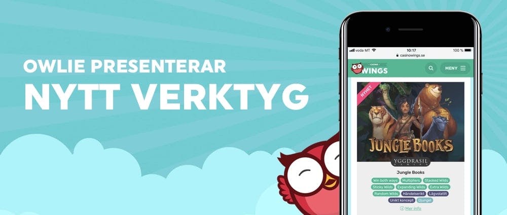CasinoWings lanserar nytt verktyg: Hitta slots