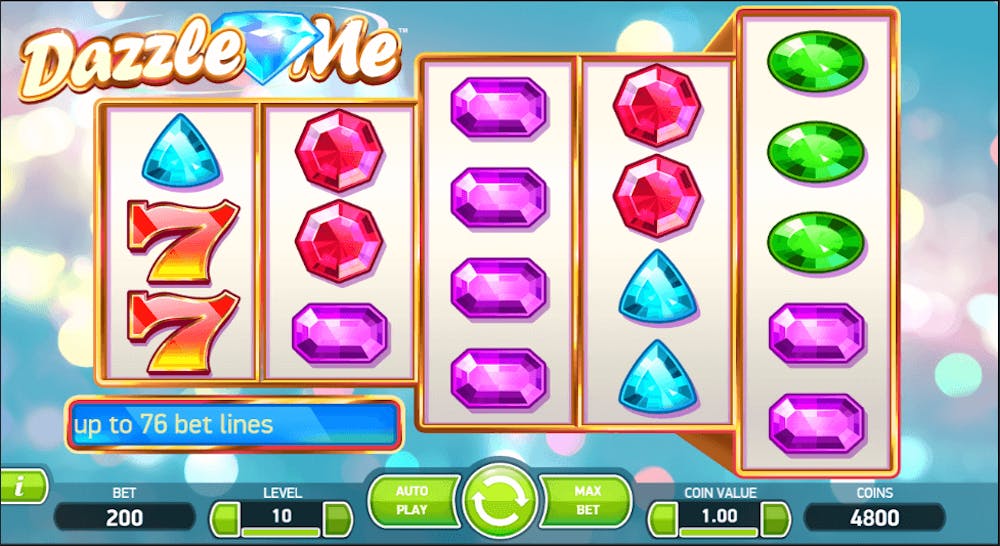 Dazzle Me slot logo