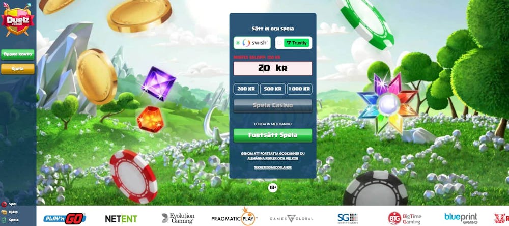 duelz startup page