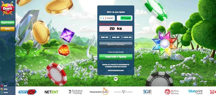 duelz startup page