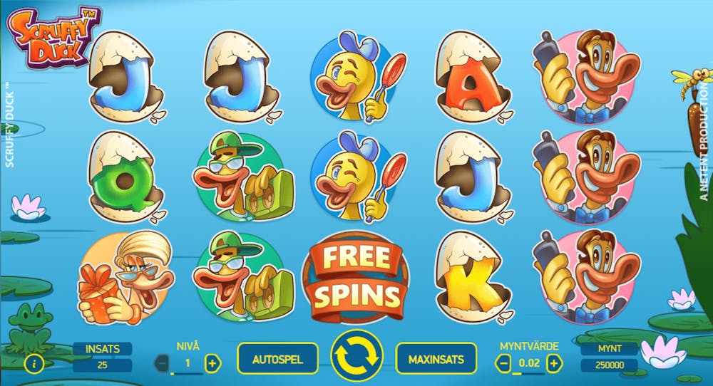 Dags för ett helt nytt roligt spel: Scruffy Duck
