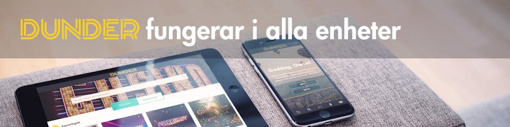 För dig som gillar stort spelutbud &#8211; har du provat Dunder?