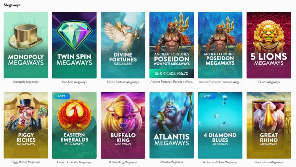dunder slots megaways