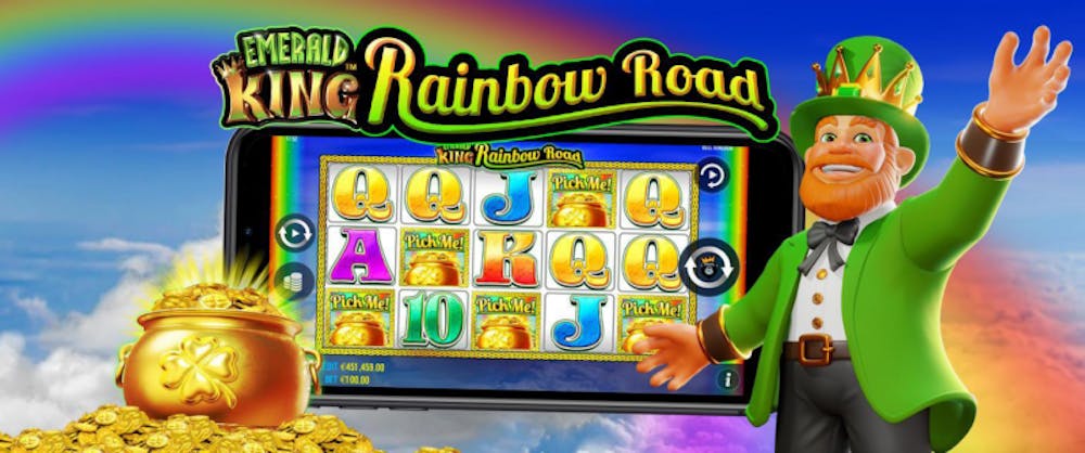Emerald King Rainbow Road logo