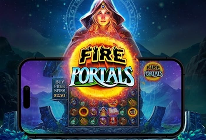 Fire Portals slot logo