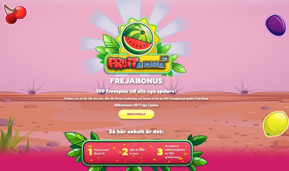 freja casino bonus