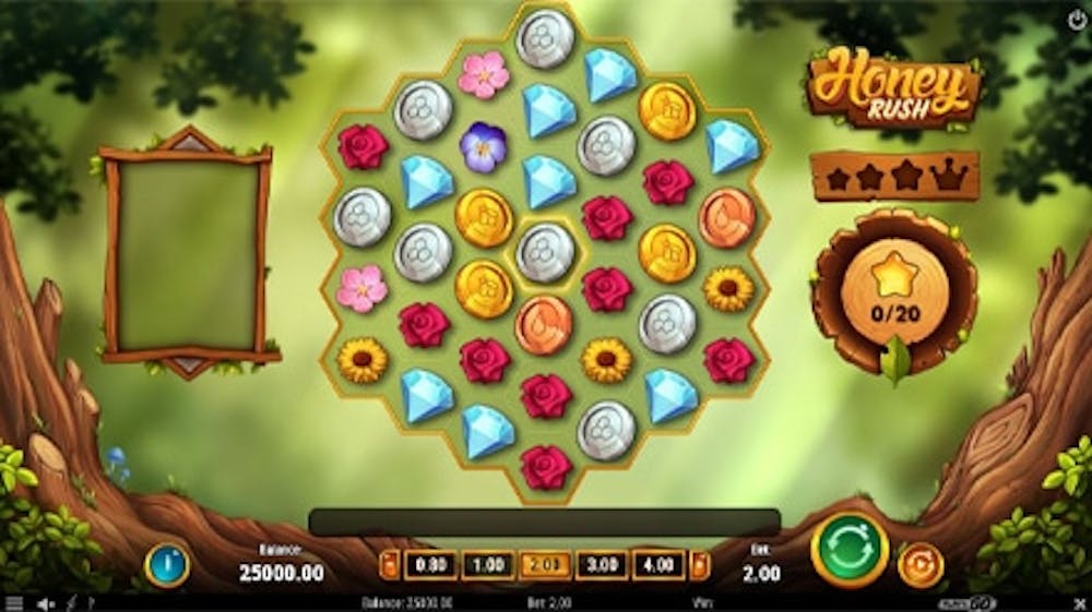 Honey Rush slot logo