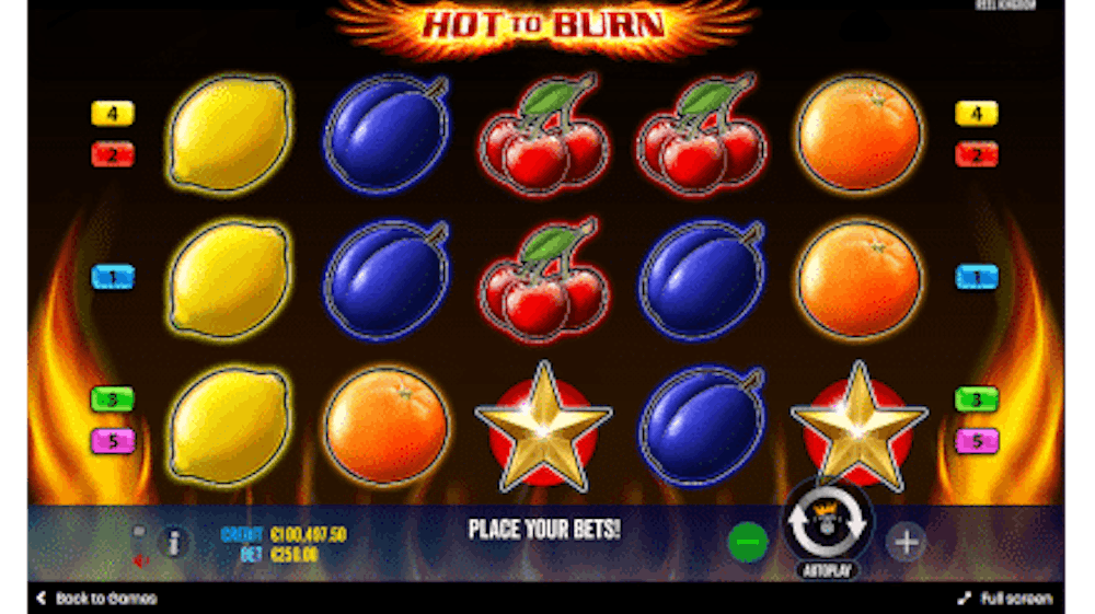 Hot to Burn logo